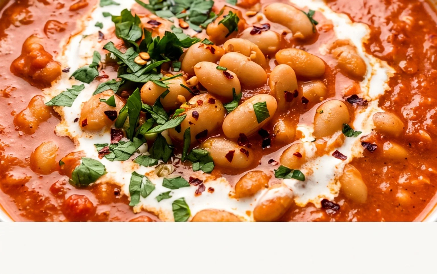 Creamy Tomato White Bean Stew