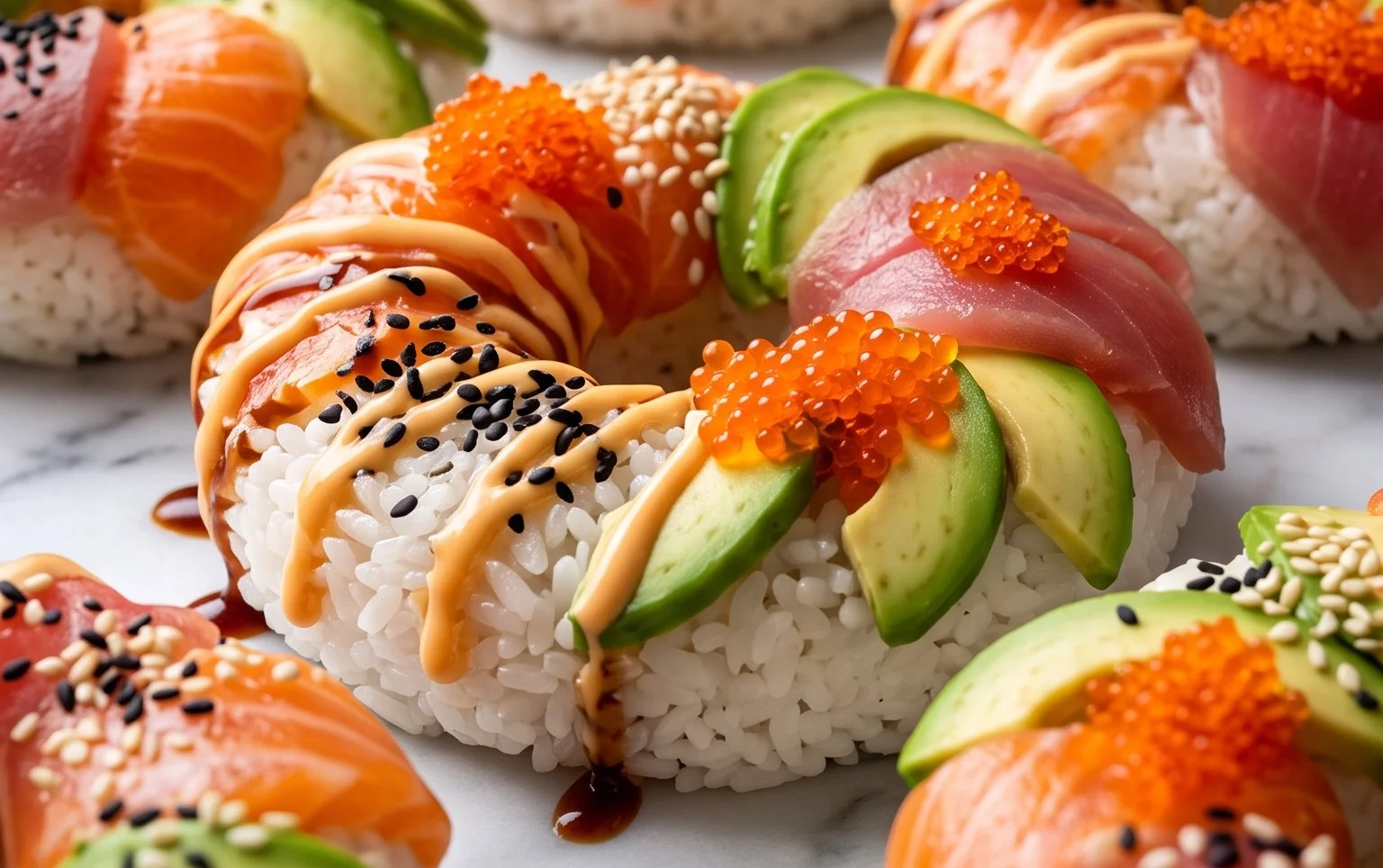 Sushi donuts