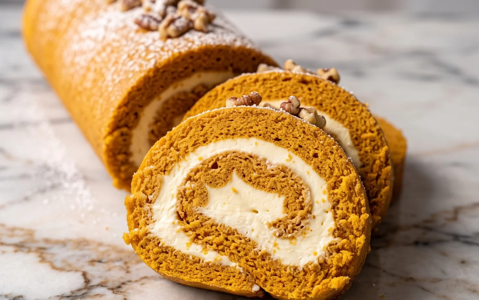 Recette Pumpkin Roll : Le secret d&rsquo;un gâteau roulé parfait